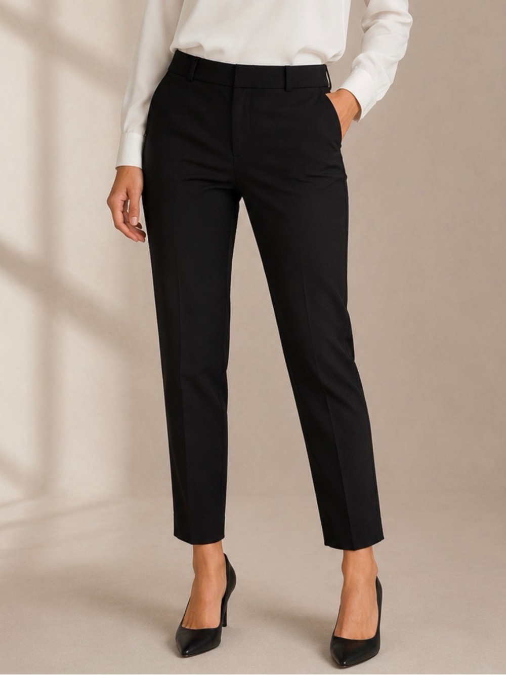 Banana Republic Sloan Black Slim Ankle Dress Pants